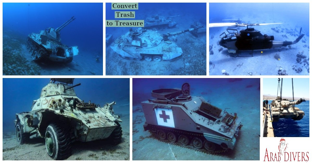 Unterwasser-Militärmuseum: Neuer Tauchplatz in Jordanien